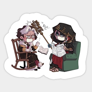 Peepaw Tia vs Elder Selch Sticker